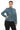 Norelle Genuine Lambskin Black Leather Jacket with Stand Collar and Tailored Fit Turquoise