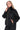 ELVIRA Black Fur Collar Jacket