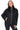 ELVIRA Black Fur Collar Jacket