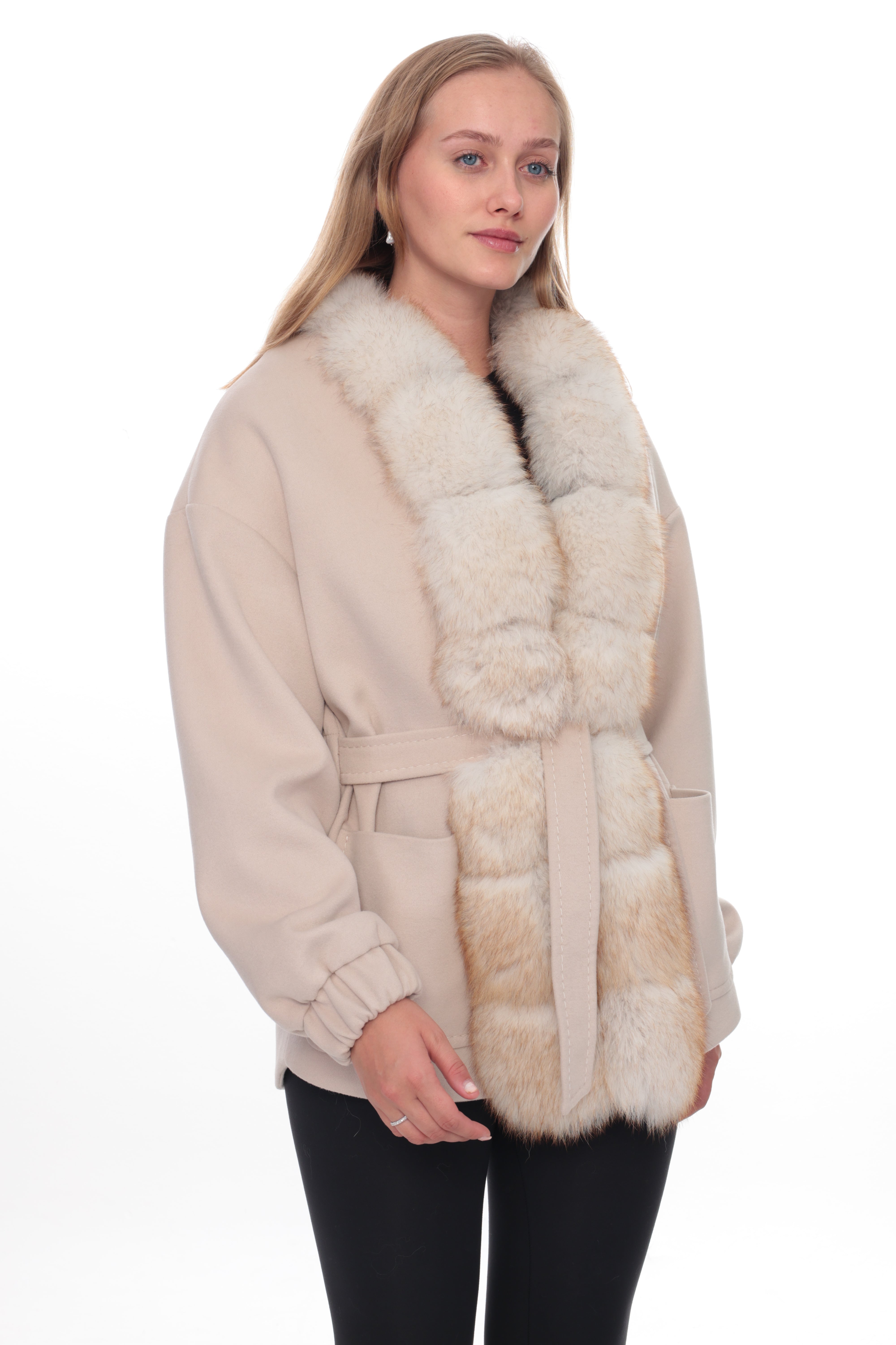 SOREN Beige Cashmere Jacket