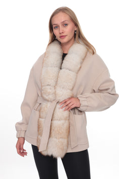 SOREN Beige Cashmere Jacket