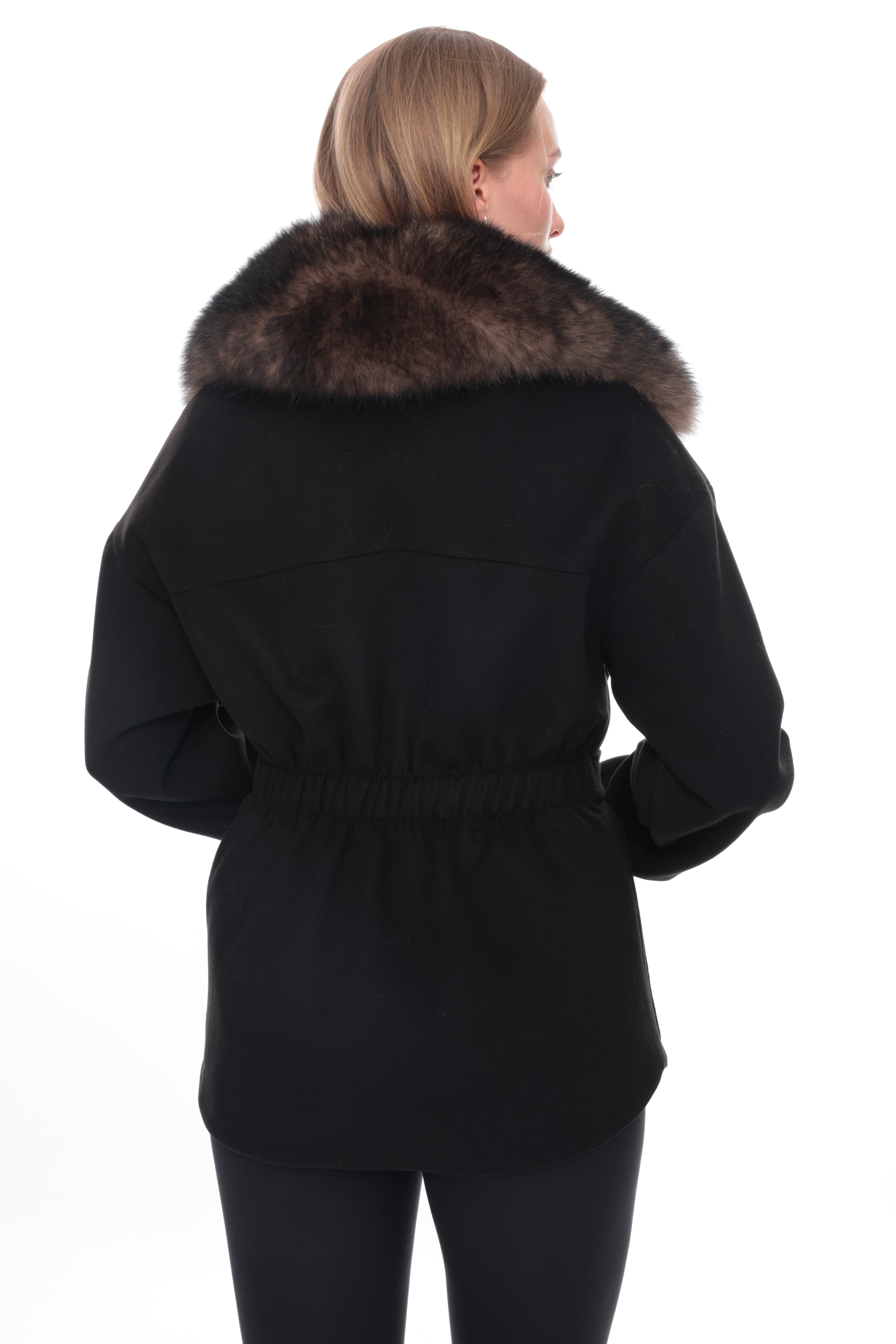 MIREVA Black Cashmere Jacket