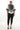 NOIR ÉLÉGANCE Women’s White Leather Jacket with Silver Fox Fur