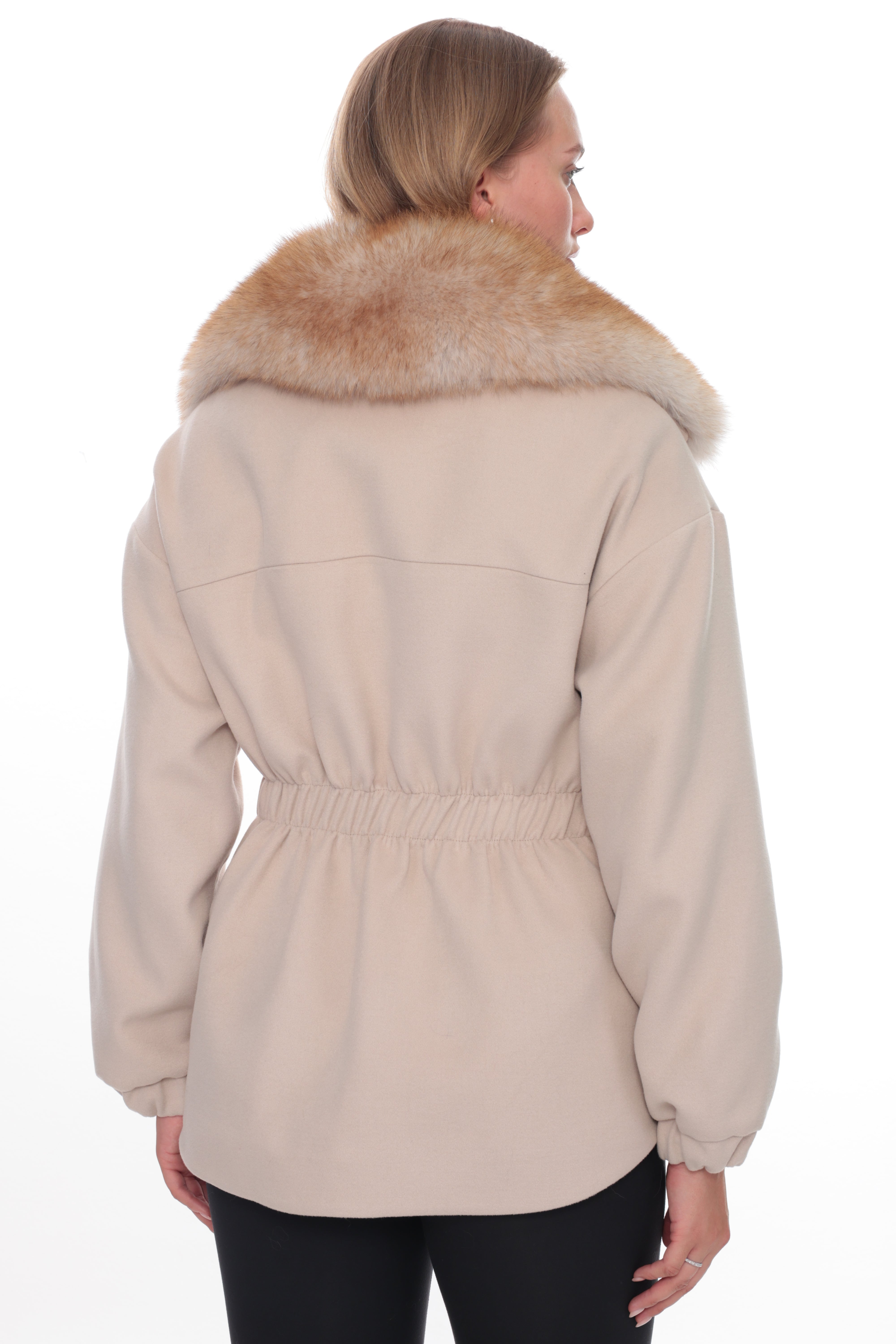 MIREVA Beige Cashmere Jacket