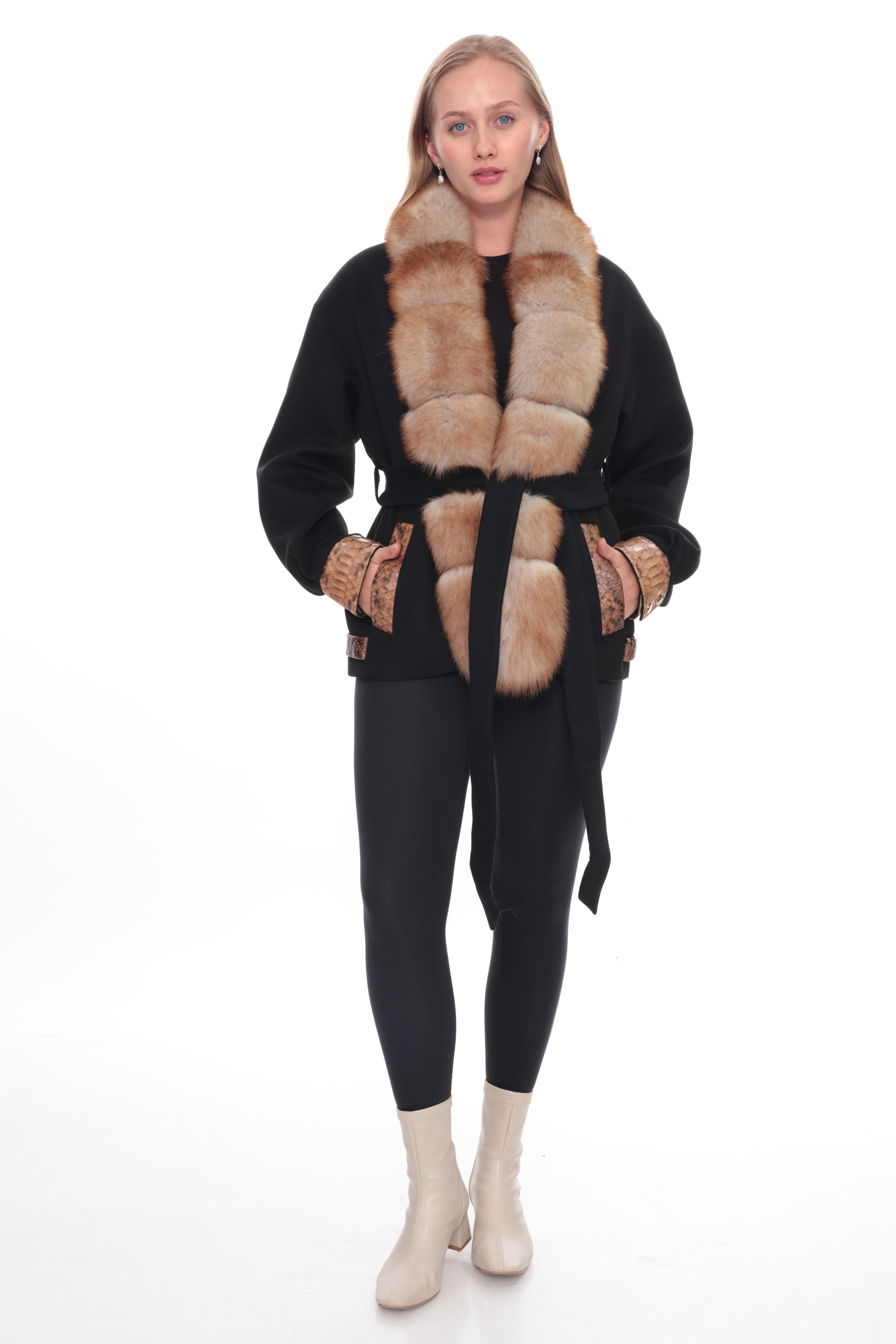 SOREN Black Cashmere Jacket