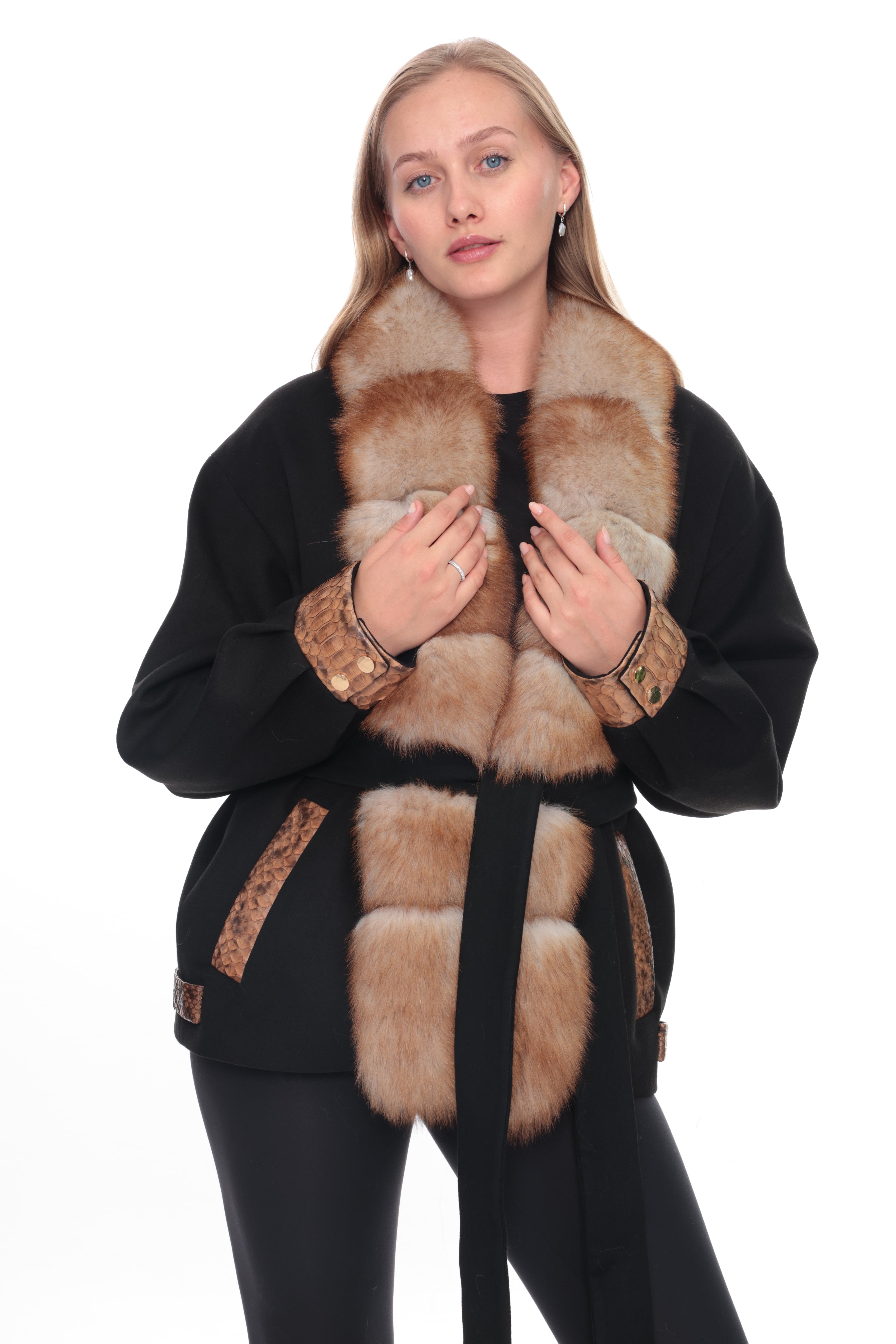 SOREN Black Cashmere Jacket
