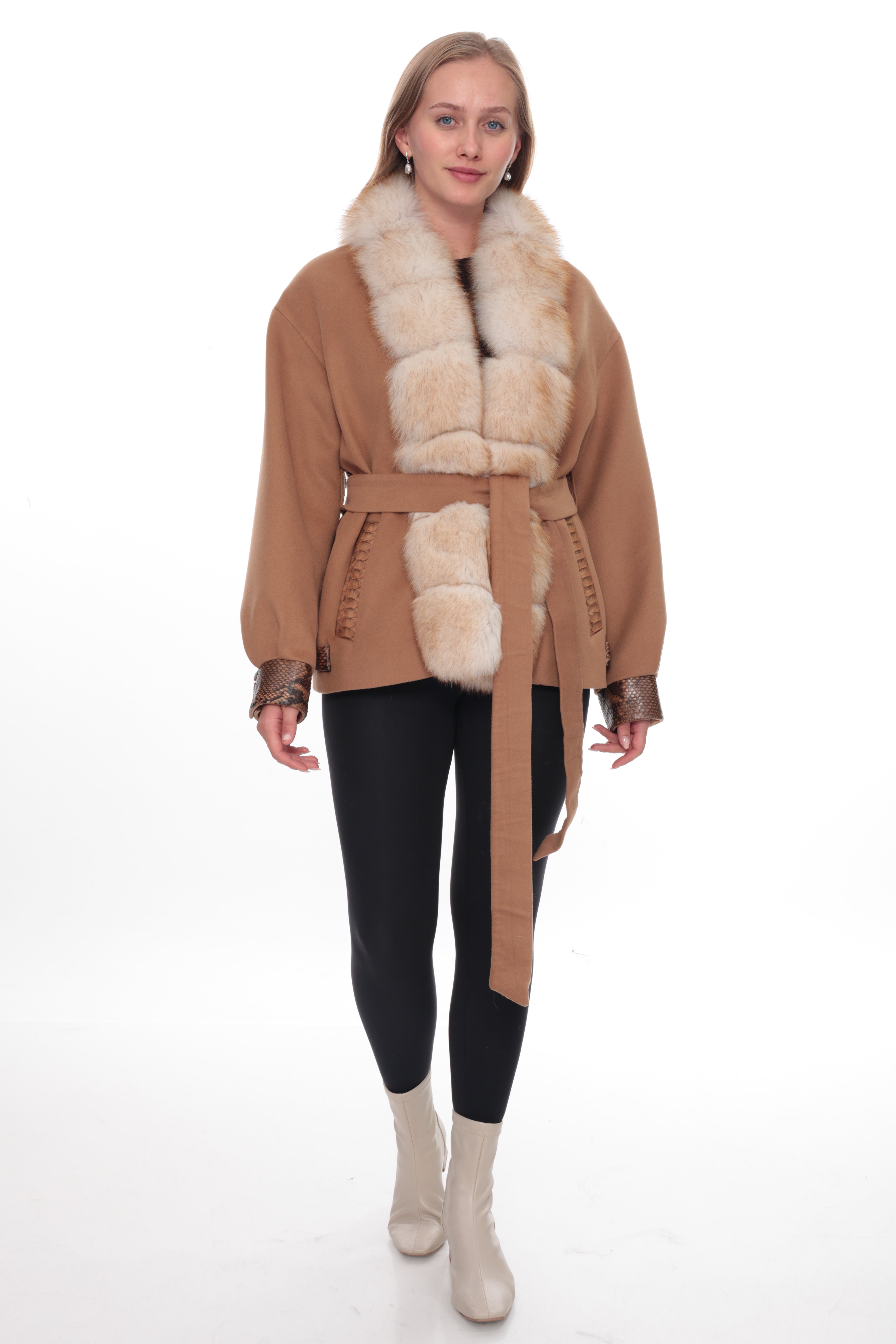 SOREN Camel Cashmere Jacket