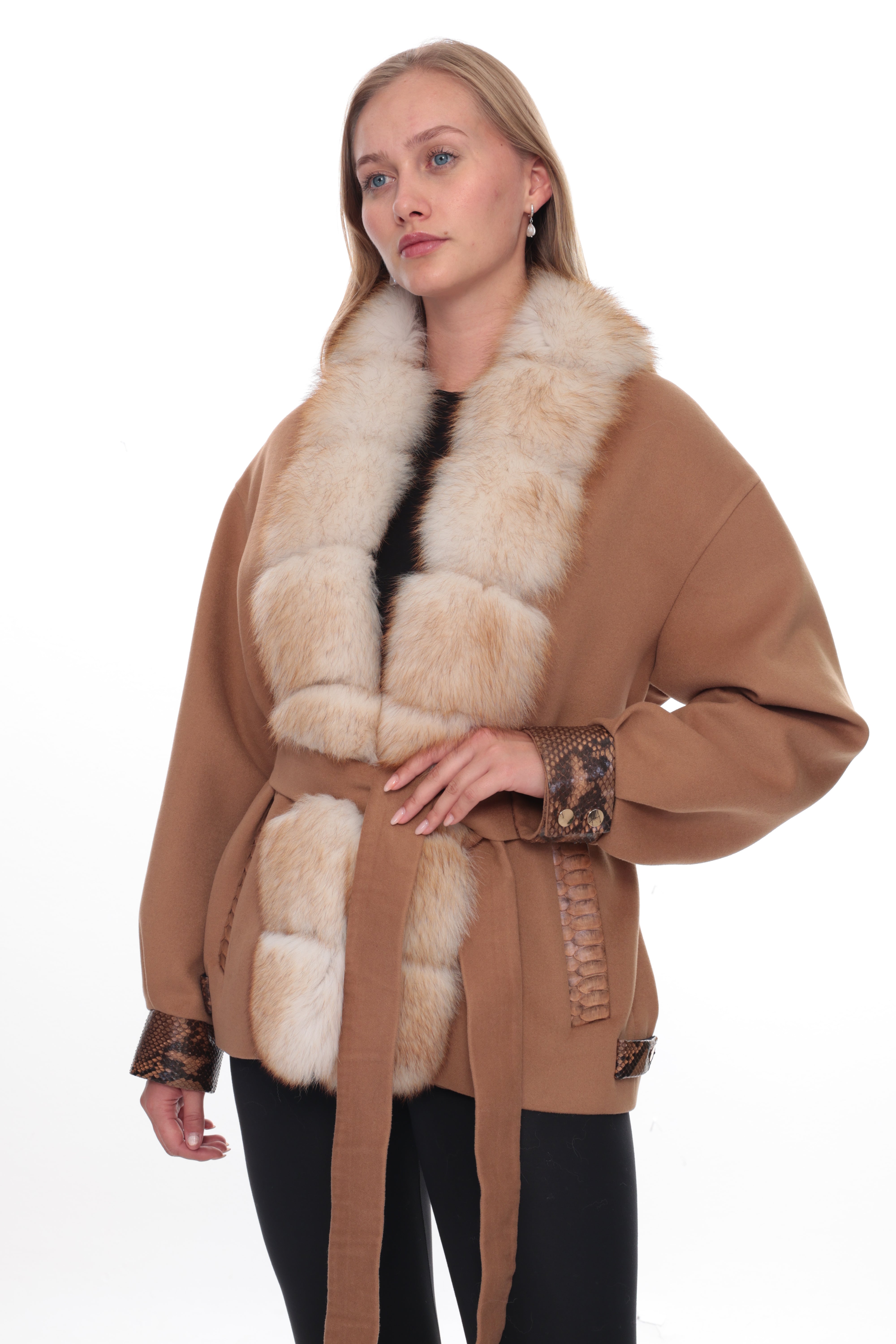 SOREN Camel Cashmere Jacket