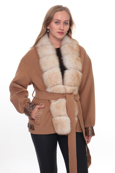 SOREN Camel Cashmere Jacket
