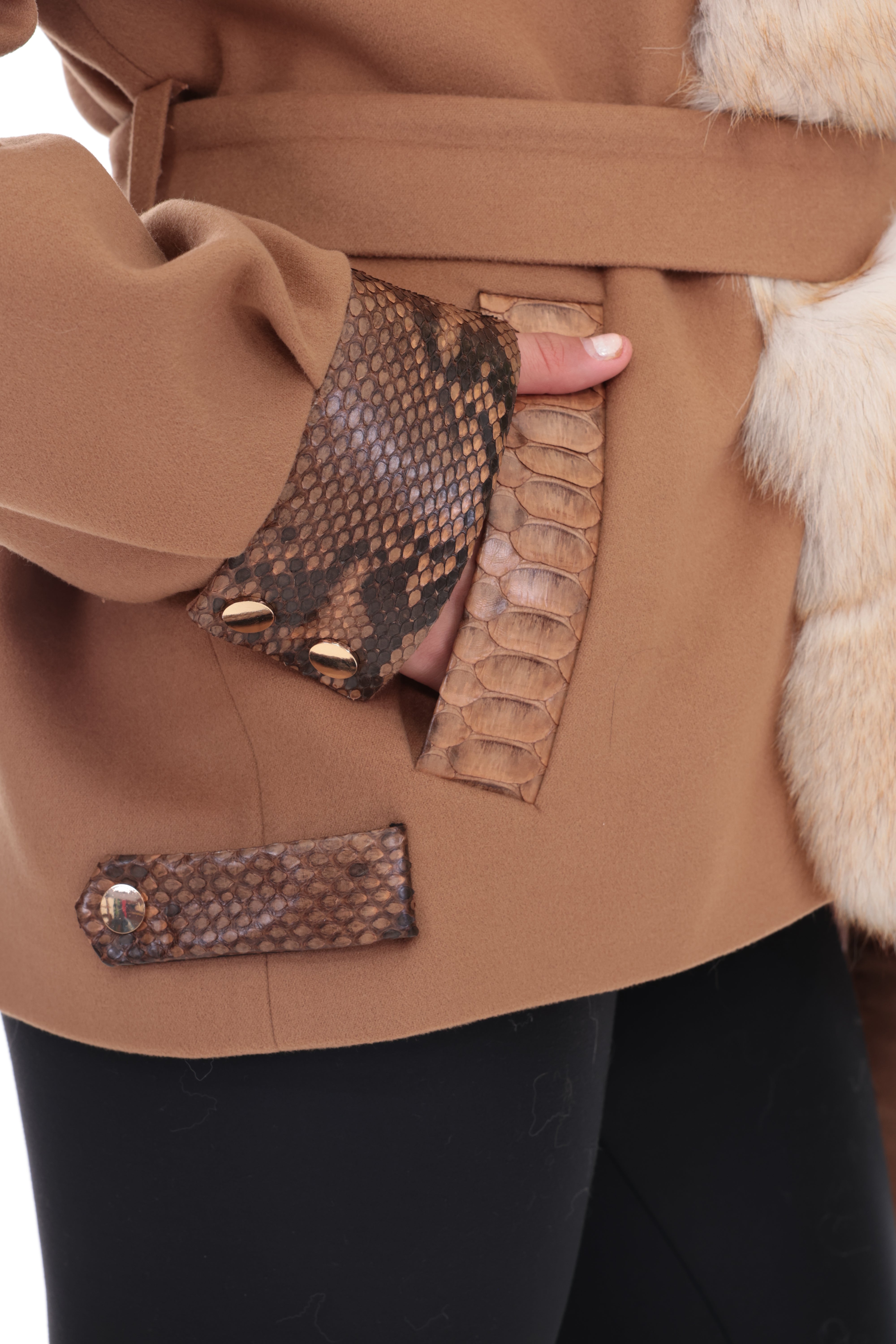 SOREN Camel Cashmere Jacket