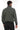 MILLER Black Perforated Genuine Lambskin Leather Bomber Jacket Khaki