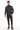 MILLER Black Perforated Genuine Lambskin Leather Bomber Jacket