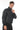 MILLER Black Perforated Genuine Lambskin Leather Bomber Jacket