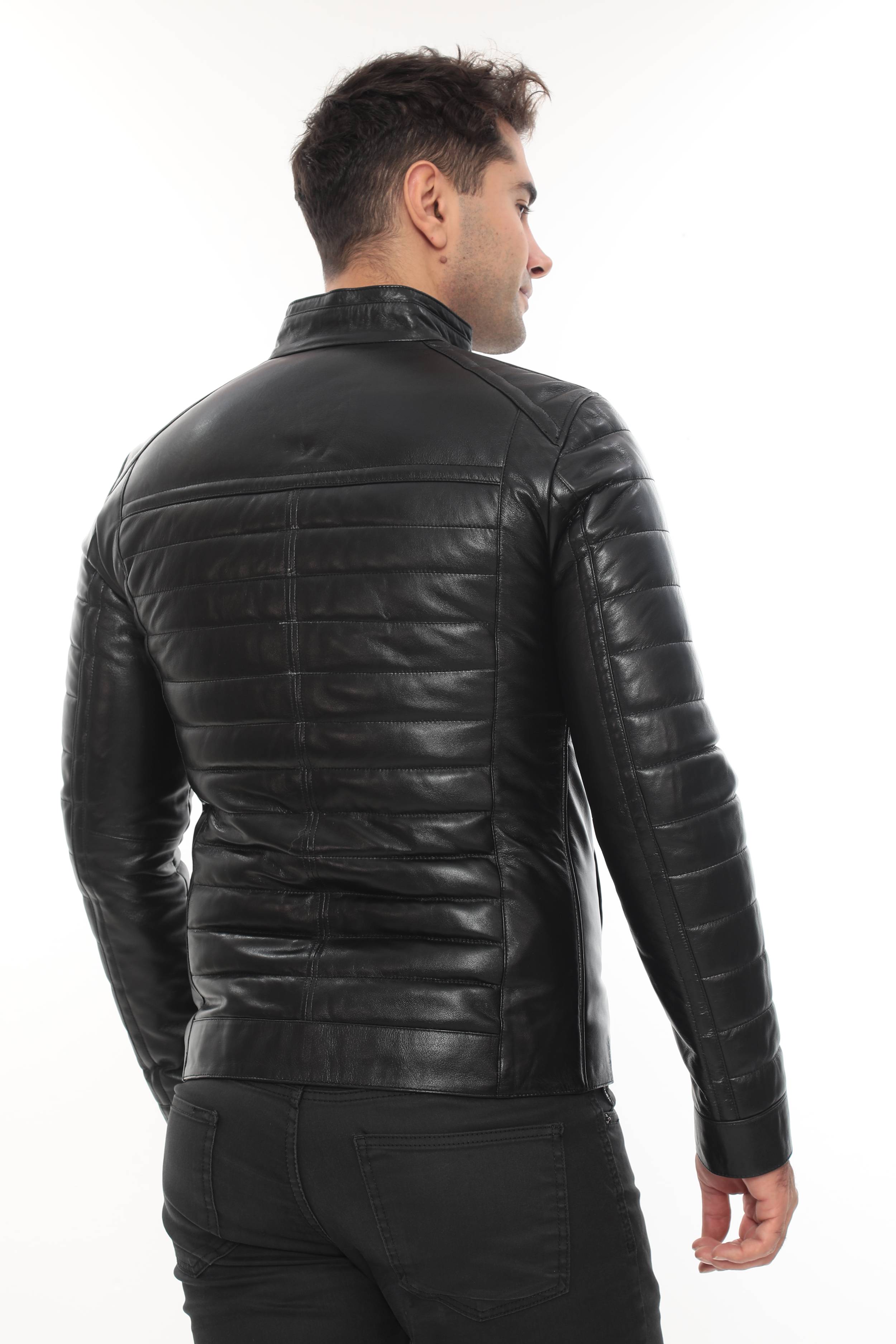 KAEL Black Genuine Lambskin Leather Jacket