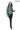 JAEEN Turquoise Genuine Lambskin Leather Jacket with Detachable Hood