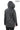 AUREN Grey Hooded Leather Trench Coat