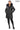 Aurora Black Fox Fur Leather Trench