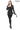 LUXE VÉRONA Women’s Black Belted Leather Trench