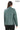 Hazel -Mint Green Stand Collar Genuine Leather Jacket