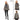 ATHENA ANTHRACITE GENUINE LEATHER & SUEDE PANELLED STATEMENT JACKET Taupe