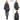 ATHENA ANTHRACITE GENUINE LEATHER & SUEDE PANELLED STATEMENT JACKET Anthracite