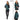Chloegt Petrol Blue Hooded Jacket