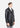LUCK Black Genuine Lambskin Leather Trench Coat
