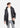 LUCK Black Genuine Lambskin Leather Trench Coat