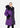 AURÉLIA PURPLE – Fox Fur Trim Down Parka
