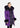 AURÉLIA PURPLE – Fox Fur Trim Down Parka