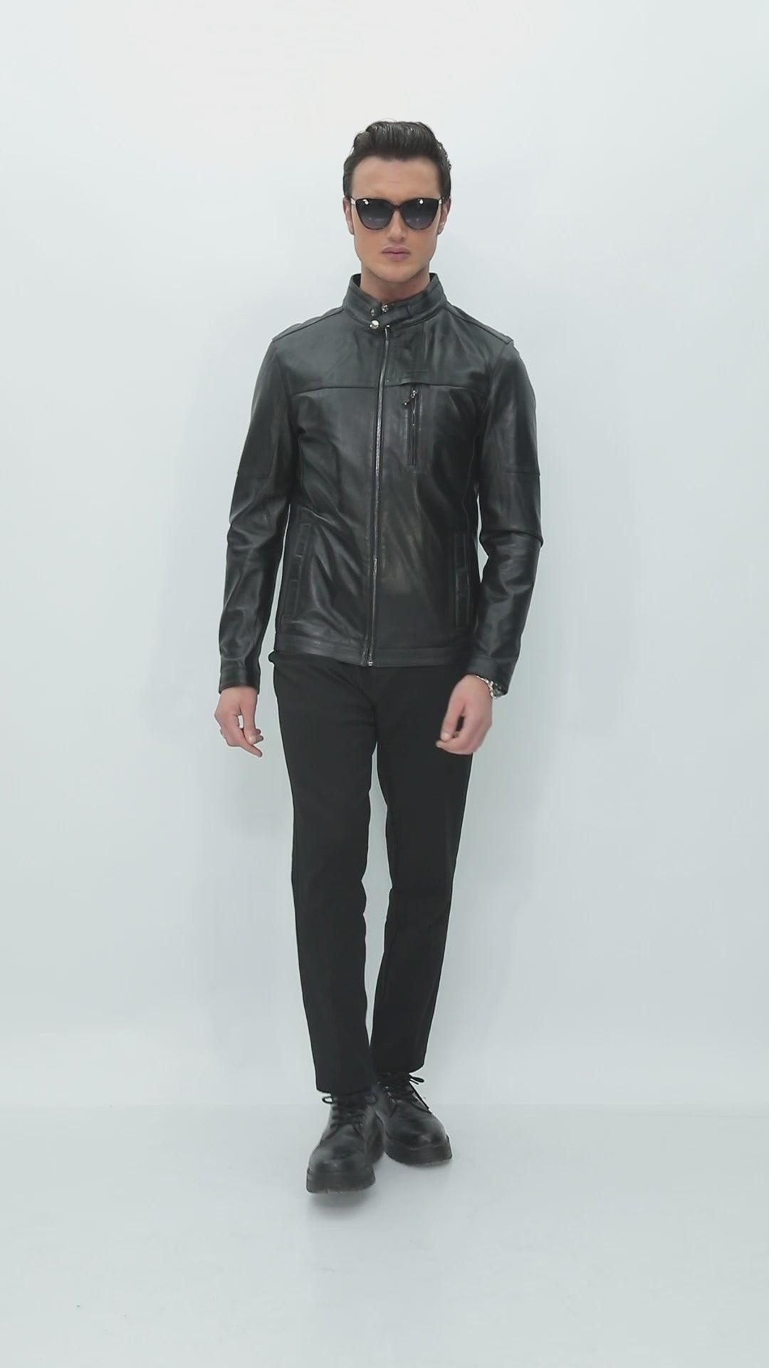 RYKER Brown Genuine Leather Jacket