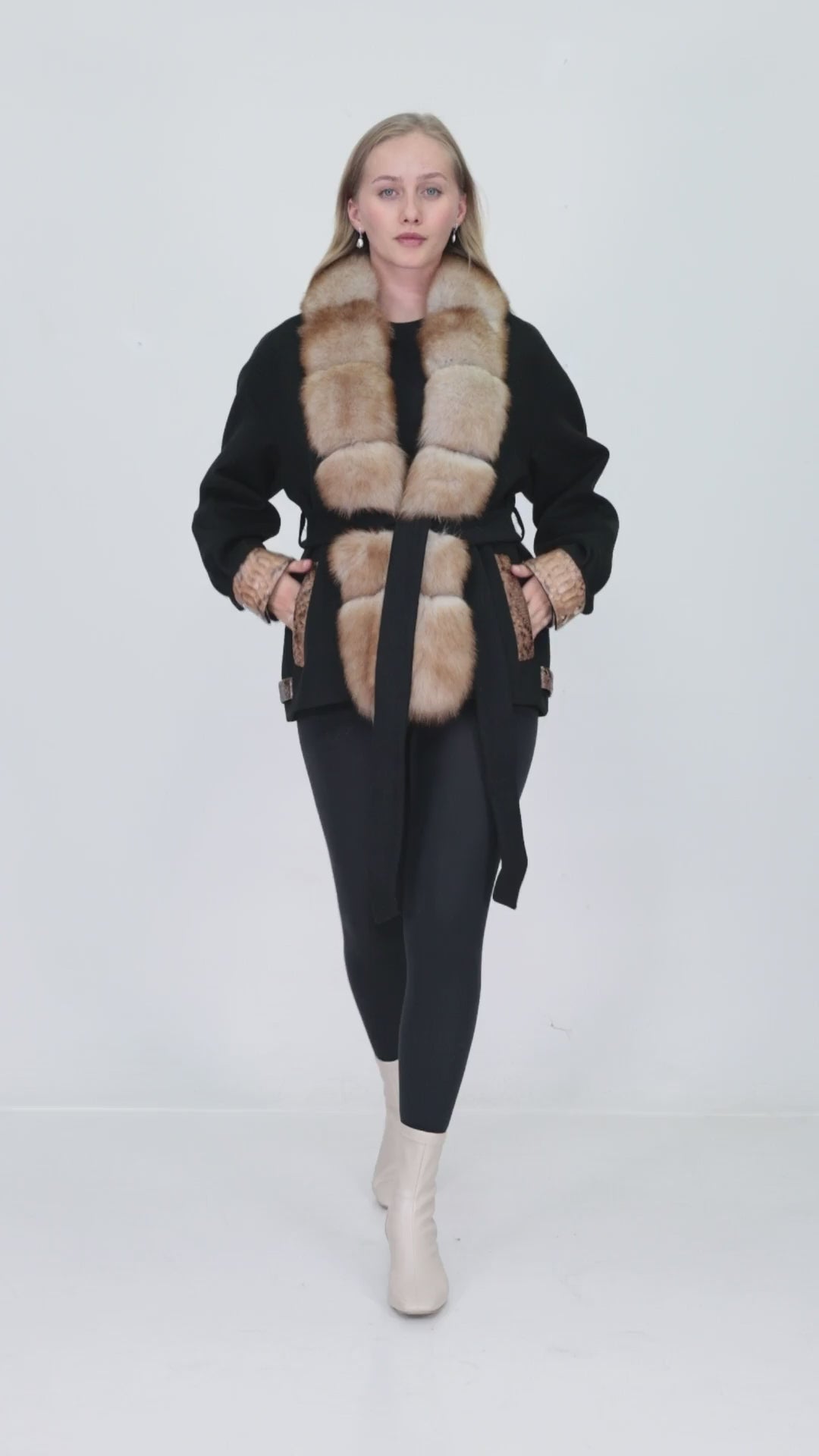 SOREN Black Cashmere Jacket