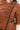 ÉLANORA COGNAC – Ruched Leather Statement Jacket