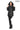 Udine Genuine Lambskin Black Hooded Leather Jacket with Snap Button Pockets