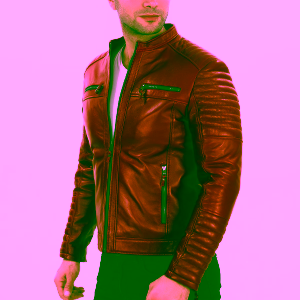 Hakiki Kuzu Derisi Kırmızı Erkek Deri Ceket – Şık ve Modern Tasarım